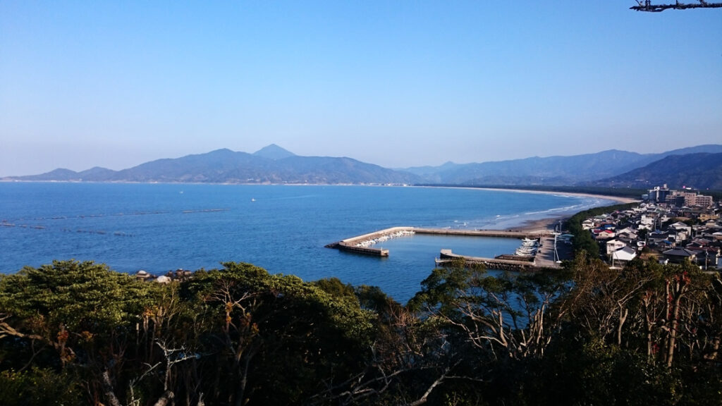 唐津湾と虹の松原