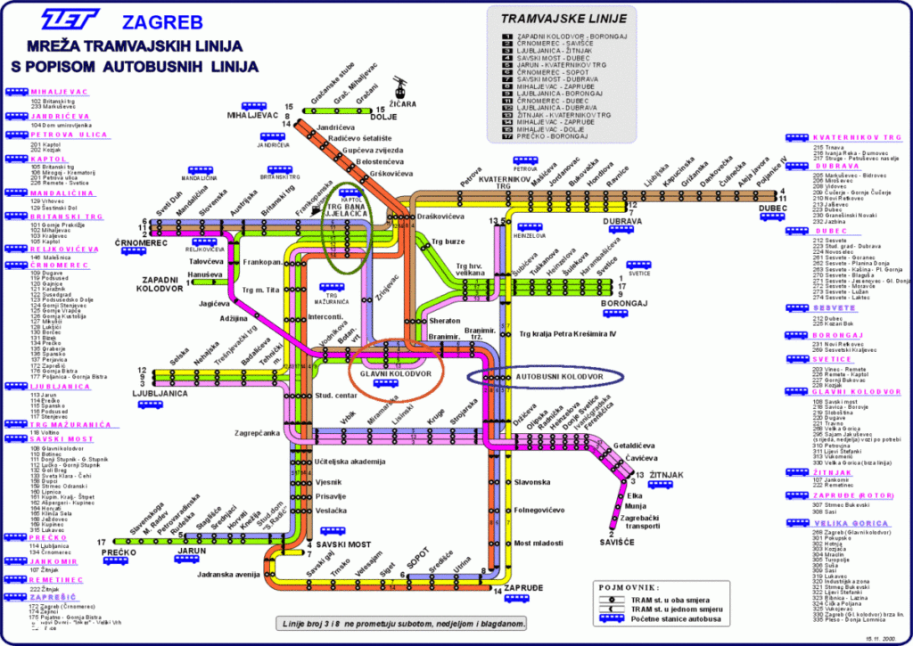 トラム路線図